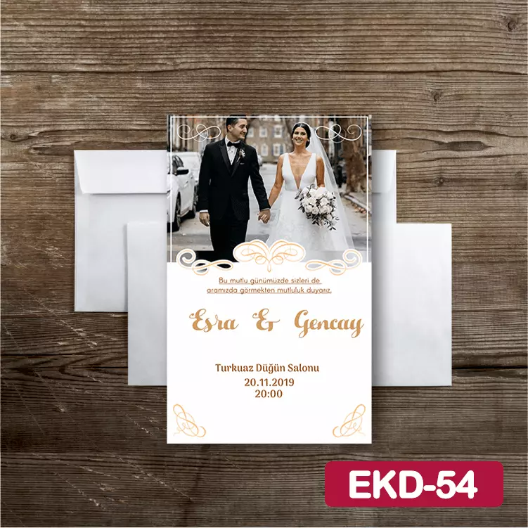 ozen-davetiye-Düğün Davetiyesi - Model No:54